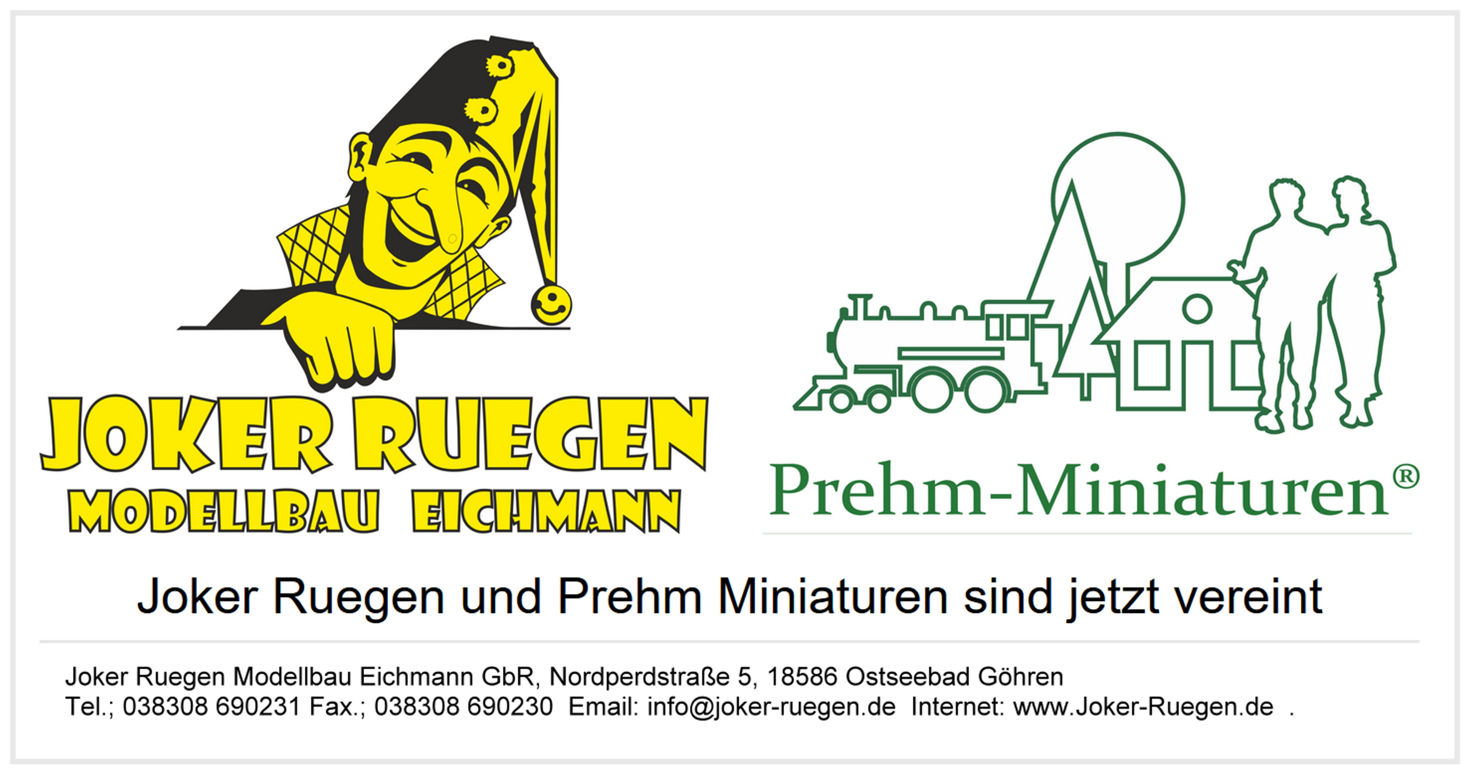 Joker Ruegen und Prehm Miniaturen sind jetzt vereint! - 2025 